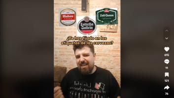 Un experto explica el porqué de algo que aparece en la etiqueta de Estrella Galicia y otras cervezas