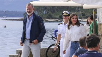 Paseo, gastronomía gallega y una princesa en uniforme: el plan familiar de los reyes con Leonor