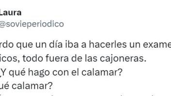 Esto es lo que le pasa a una profesora de instituto en medio de un examen: surrealista