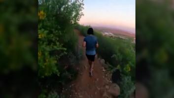 Un ciclista trata de manera despreciable a un runner y se le echa la gente encima: "Me pega a mí esas voces..."