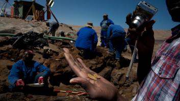 Estupefacción por el hallazgo de un naufragio repleto de oro en mitad del desierto