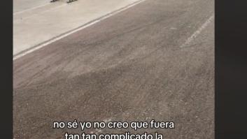 Ve lo que pasa en este carril bici en Palma y no puede evitar comentarlo: "Solo tenías un trabajo"