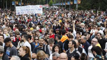 La pancarta que aparece en la manifestación por la subida de los alquileres dice mucho de la situación