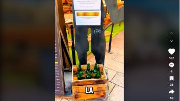 La forma en que un restaurante de Asturias muestra su menú es ORO: hay que acercarse para verlo bien