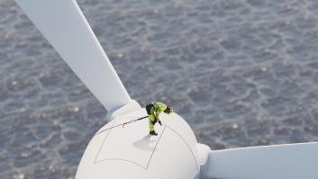 Efecto inesperado al encender por primera vez el aerogenerador más grande de la historia