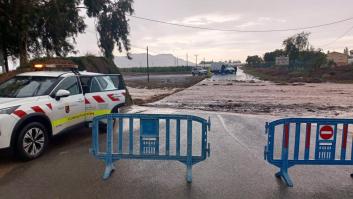 Inundaciones y calles cortadas en Vera (Almería) y Murcia, que activa el Plan Especial