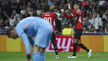 El Real Madrid sufre ante el Milan (1-3) su segunda derrota en Champions y el Girona sale goleado contra el PSV (4-0)