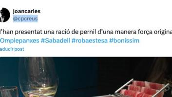 Pide una ración de jamón en un restaurante de Barcelona y se lo sirven de una forma única