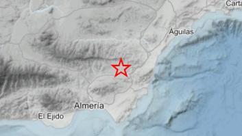 Registrado un terremoto en Almería de magnitud 2,8