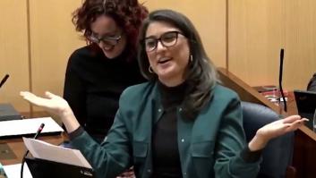 Rifirrafe en la Asamblea: Manuela Bergerot se queda sin turno de palabra en la comisión de investigación a Begoña Gómez