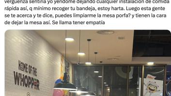 Una empleada de Burger King enseña cómo le han dejado la sala: más de uno debería darle una pensada