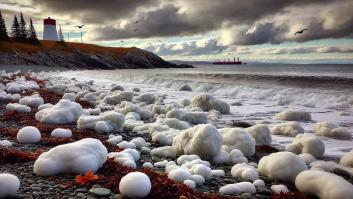 Pasea por la costa y tropieza con unos bultos misteriosos que mantienen en vilo a los biólogos: "Sin origen natural"