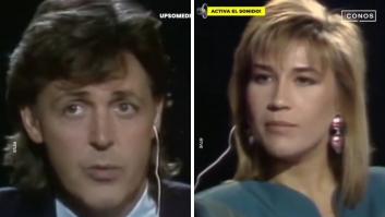 Esta pregunta de Julia Otero a Paul McCartney en 1989 (y la respuesta) se comparte ahora sin cesar