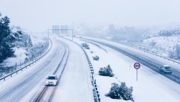 La nieve afecta a 56 carreteras españolas, con especial complicación en Asturias, Huesca y Lleida