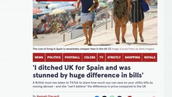 Una británica, noticia en el Reino Unido por lo que señala de las facturas en España: dice mucho