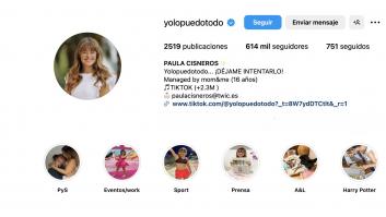 Muere la 'influencer' Paula Cisneros a los 16 años por un sarcoma