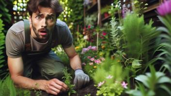 Limpia las hojas del jardín y se convierte en el jardinero más afortunado al encontrar un tesoro en forma de mandíbula