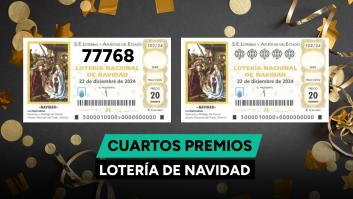 Cuartos premios de la Lotería de Navidad 2024