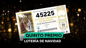 45225, quinto quinto premio de la Lotería de Navidad 2024