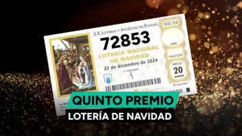 72.853, segundo quinto premio de la Lotería de Navidad 2024