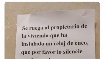 Un vecino se queja de que otro ha instalado un reloj de cuco que hace ruido: la respuesta a boli es poesía