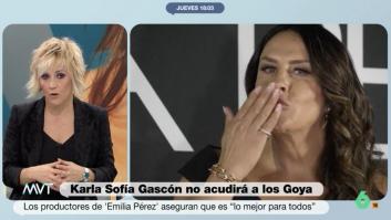 Cristina Pardo va más allá al hablar de Karla Sofía Gascón: pone de ejemplo el caso de Guillermo Toledo