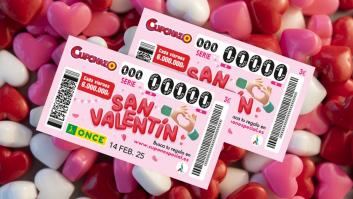 Premios del sorteo del Cuponazo de San Valentín de la ONCE 2025