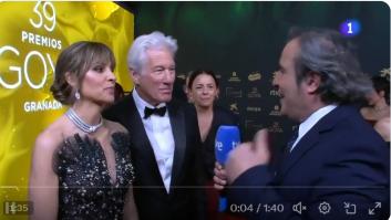 Desconcierto con lo que ha pasado con Alejandra Silva, pareja de Richard Gere, en directo en TVE