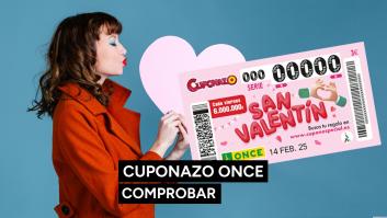 Comprobar resultado Cuponazo de San Valentín 2025 de la ONCE en directo: sorteo hoy viernes 14 de febrero