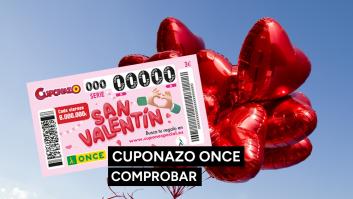 Resultado del Cuponazo de San Valentín de la ONCE 2025