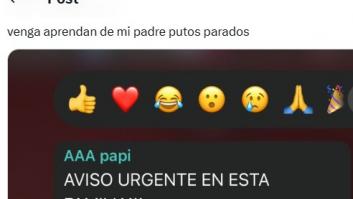 Su padre le envía este "aviso urgente" por WhatsApp en pleno San Valentín: lo que pone lleva más de 30.000 'me gusta'