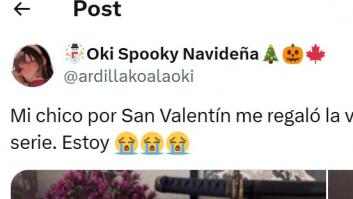 Enseña lo que le ha regalado su novio por San Valentín y crea una nueva necesidad en media España