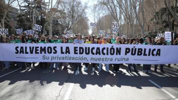 Miles de personas marchan en Madrid por la educación pública y contra los recortes de Ayuso