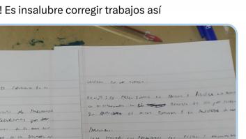 Un profesor pone el grito en el cielo al ver lo que ha hecho un alumno: "Es insalubre corregir trabajos así"