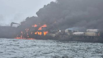 Un buque de carga y un petrolero chocan en el mar del Norte, frente a la costa de Reino Unido