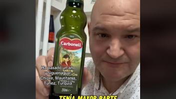 Un experto ve el origen de esta botella de aceite de oliva y deja esta sentencia