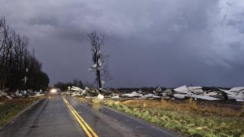 Tornados y tormentas de granizo dejan al menos una decena de muertos a su paso nocturno por Misuri