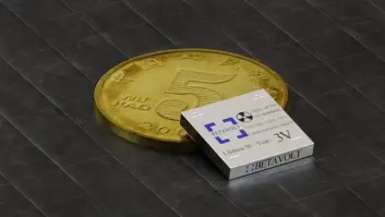Entra oficialmente en producción la batería nuclear del tamaño de una moneda capaz de suministrar energía 50 años sin recarga