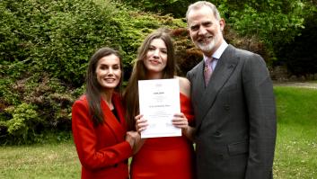 Muchos se fijan en este momento de Felipe en la graduación de la infanta Sofía: no es la primera vez que lo hace