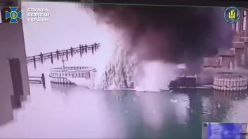 El Kremlin reconoce el ataque ucraniano contra el puente de Crimea pero niega daños a sus cimientos