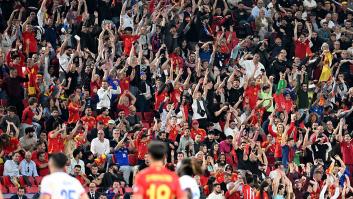 En Francia entonan con unas serias palabras unos cánticos racistas de españoles en la semifinal de la Nations League