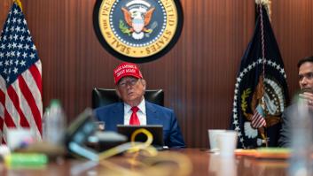 La supervisión de Trump del ataque de EEUU a Irán, en imágenes