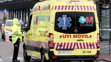 Una ambulancia del Summa 112 Madrid en una imagen de archivo