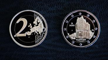 La nueva moneda de 2 euros que entró en circulación en 2023