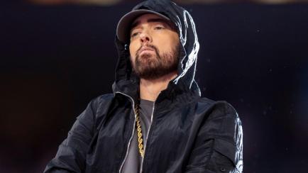 Eminem en el descanso de la Super Bowl  
