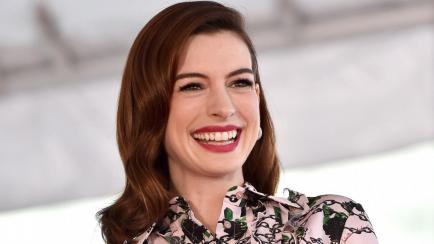 HOLLYWOOD, CALIFORNIA - MAY 09: Anne Hathaway is honored with star on the Hollywood Walk of Fame on May 09, 2019 in Hollywood, California. (Photo by Axelle/Bauer-Griffin/FilmMagic)