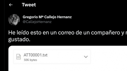 Tuit de @CallejoHernanz