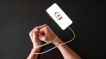 Frustration when you have low battery on mobile phone