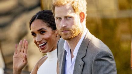 El príncipe Harry y Meghan Markle, fotografiados en los juegos Invictus el 6 de septiembre de 2022.