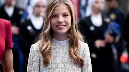 La infanta Sofía en la ceremonia de los premios Princesa de Asturias 2019.
 